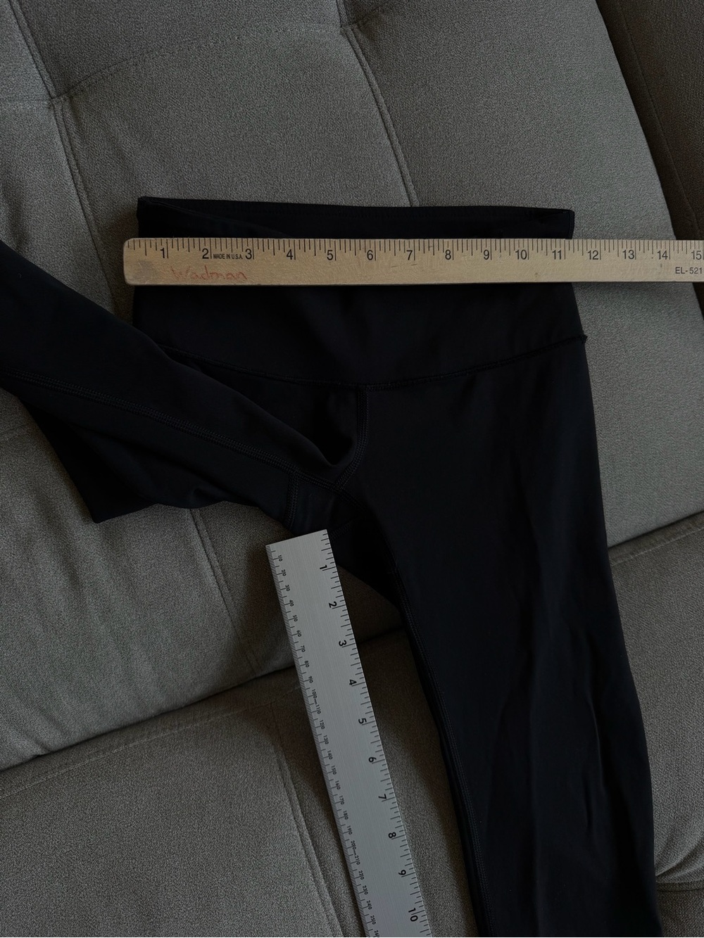 LULULEMON NEW Wunder Under Crop Full-On Luon 21" Size 2 Black W6AC1S leggings - Picture 6 of 8